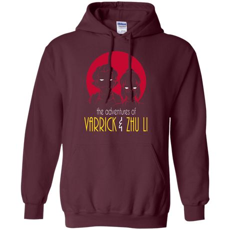 Sweatshirts Maroon / S Adventures of Varrick & Zhu Li Pullover Hoodie