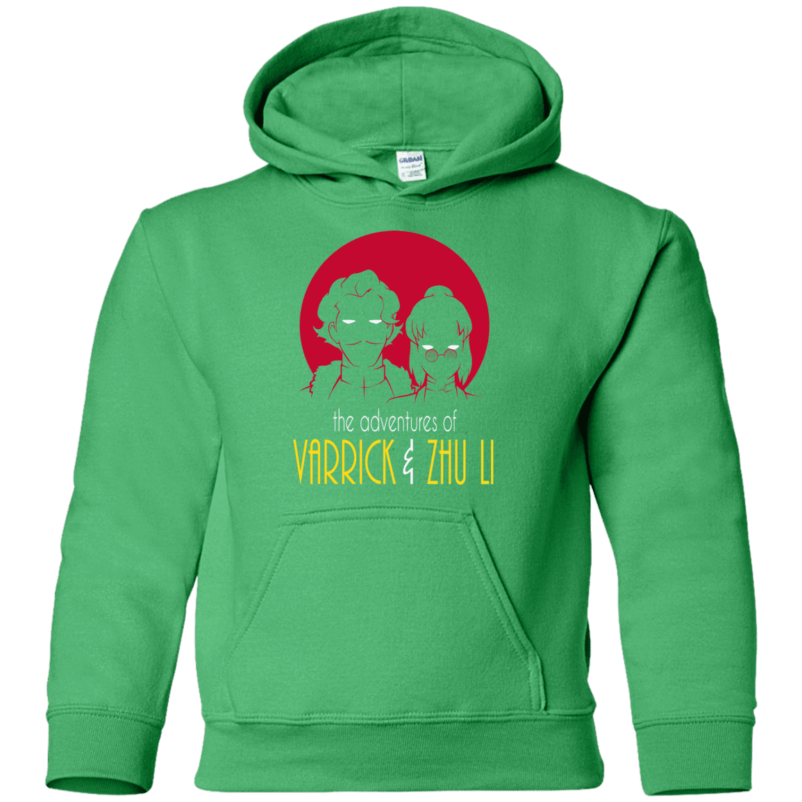 Sweatshirts Irish Green / YS Adventures of Varrick & Zhu Li Youth Hoodie