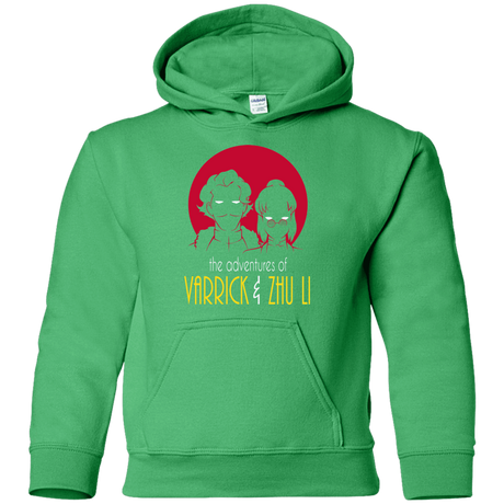 Sweatshirts Irish Green / YS Adventures of Varrick & Zhu Li Youth Hoodie