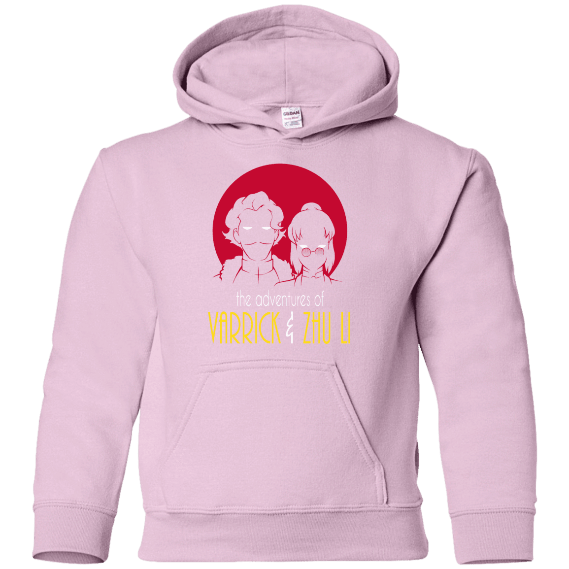 Sweatshirts Light Pink / YS Adventures of Varrick & Zhu Li Youth Hoodie