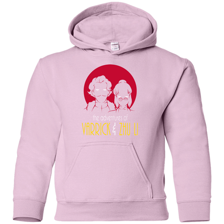 Sweatshirts Light Pink / YS Adventures of Varrick & Zhu Li Youth Hoodie