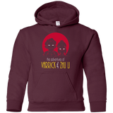 Sweatshirts Maroon / YS Adventures of Varrick & Zhu Li Youth Hoodie