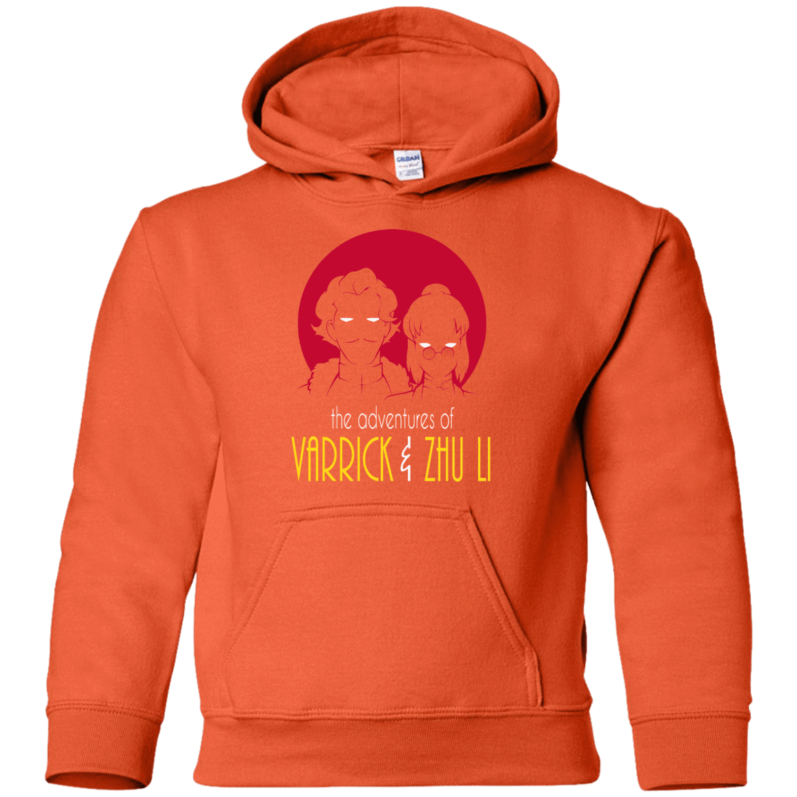 Sweatshirts Orange / YS Adventures of Varrick & Zhu Li Youth Hoodie