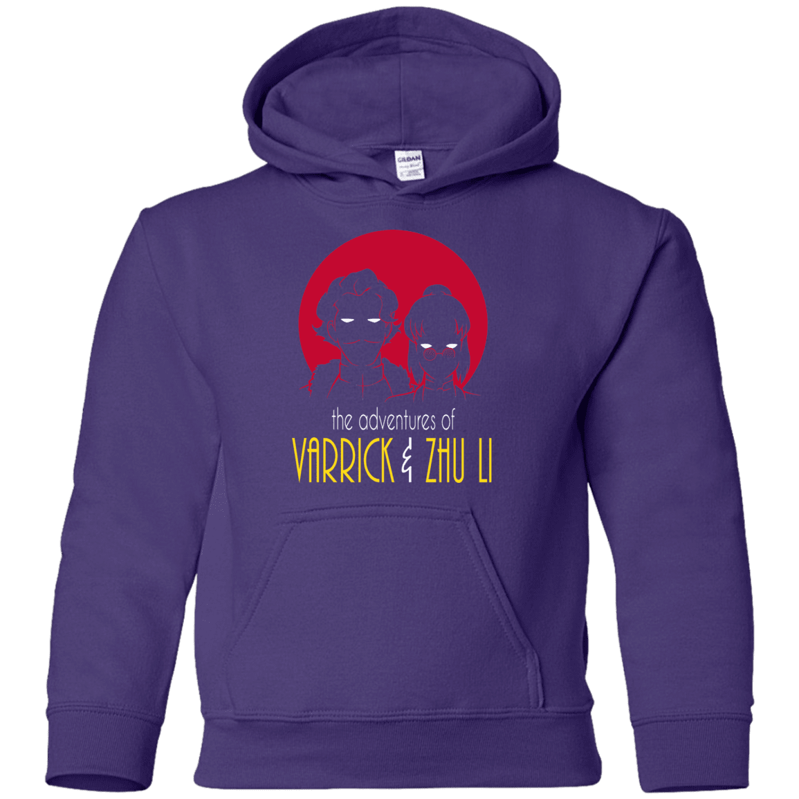 Sweatshirts Purple / YS Adventures of Varrick & Zhu Li Youth Hoodie