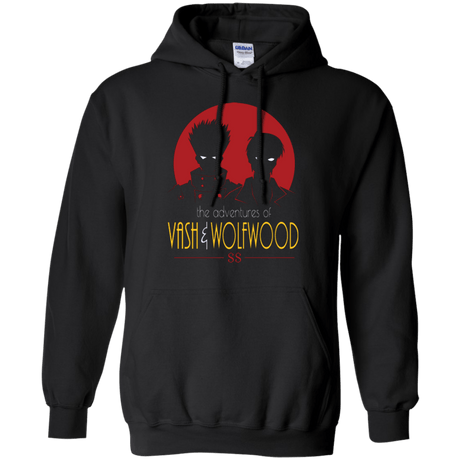 Sweatshirts Black / Small Adventures of Vash & Wolfwood Pullover Hoodie