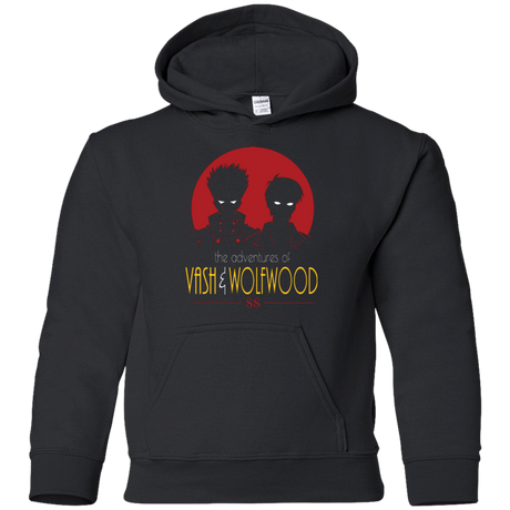 Sweatshirts Black / YS Adventures of Vash & Wolfwood Youth Hoodie