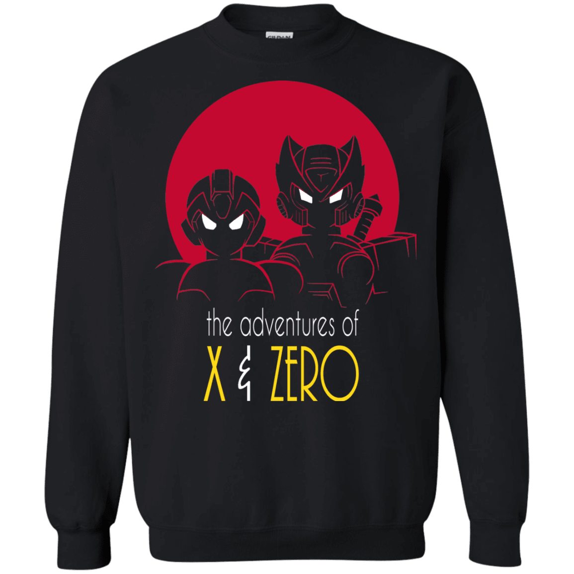 Sweatshirts Black / S Adventures of X & Zero Crewneck Sweatshirt