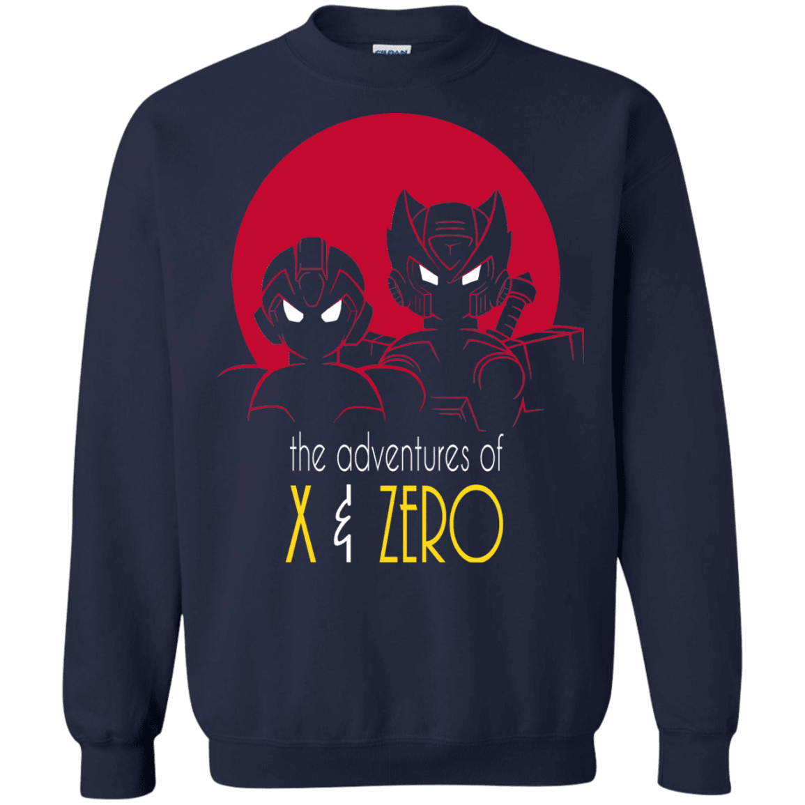 Sweatshirts Navy / S Adventures of X & Zero Crewneck Sweatshirt