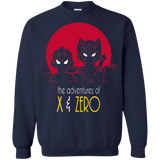 Sweatshirts Navy / S Adventures of X & Zero Crewneck Sweatshirt