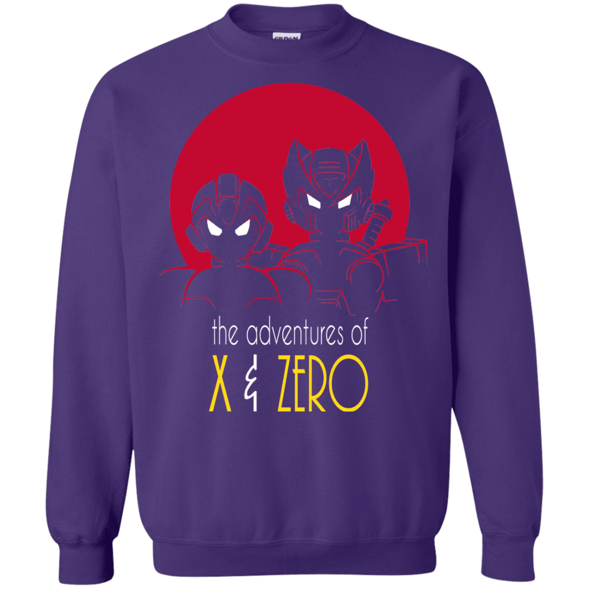 Sweatshirts Purple / S Adventures of X & Zero Crewneck Sweatshirt