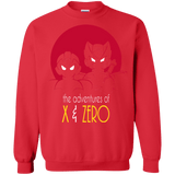 Sweatshirts Red / S Adventures of X & Zero Crewneck Sweatshirt