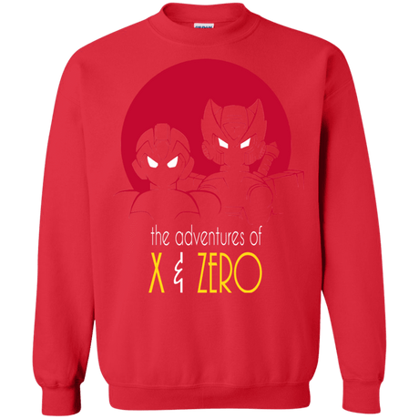 Sweatshirts Red / S Adventures of X & Zero Crewneck Sweatshirt