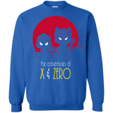 Sweatshirts Royal / S Adventures of X & Zero Crewneck Sweatshirt