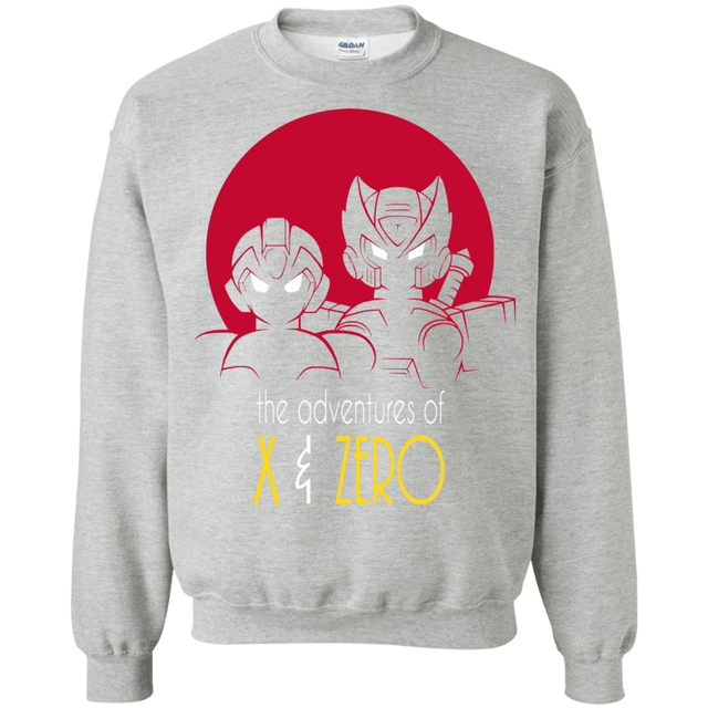 Sweatshirts Sport Grey / S Adventures of X & Zero Crewneck Sweatshirt