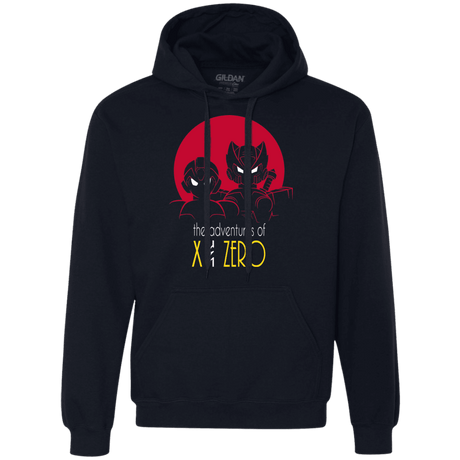 Sweatshirts Navy / S Adventures of X & Zero Premium Fleece Hoodie