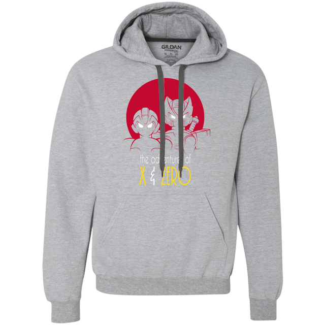 Sweatshirts Sport Grey / S Adventures of X & Zero Premium Fleece Hoodie