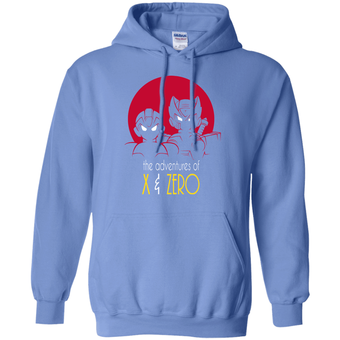 Sweatshirts Carolina Blue / S Adventures of X & Zero Pullover Hoodie