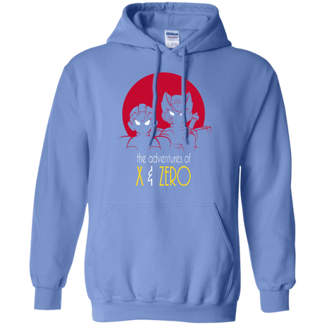 Sweatshirts Carolina Blue / S Adventures of X & Zero Pullover Hoodie