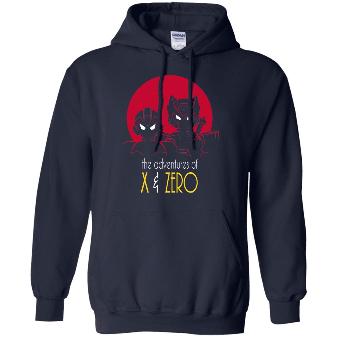 Sweatshirts Navy / S Adventures of X & Zero Pullover Hoodie