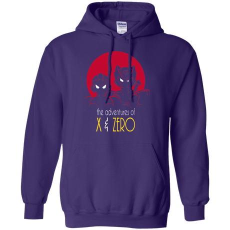 Sweatshirts Purple / S Adventures of X & Zero Pullover Hoodie
