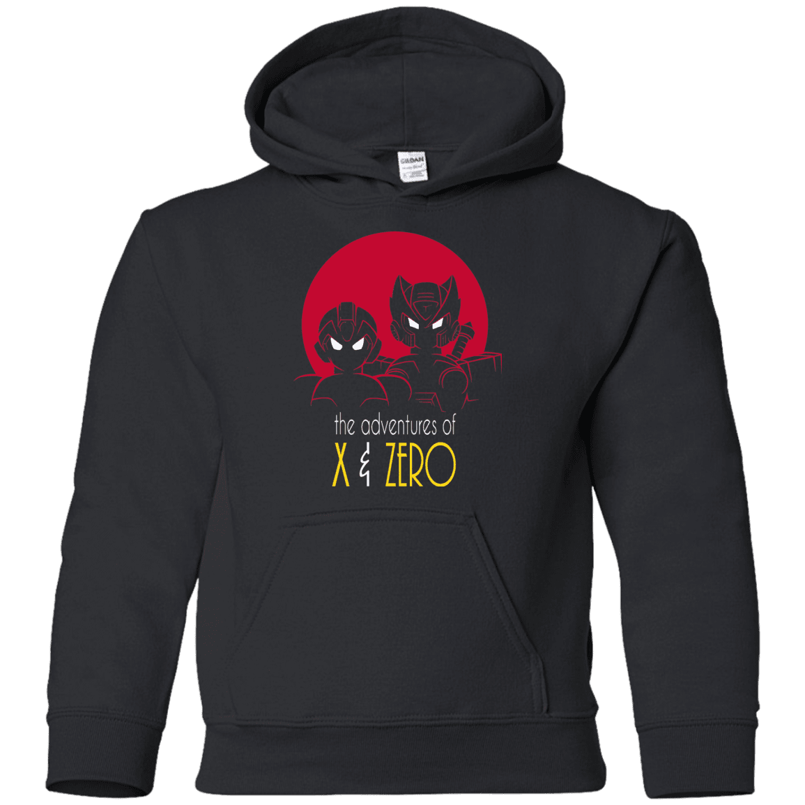 Sweatshirts Black / YS Adventures of X & Zero Youth Hoodie