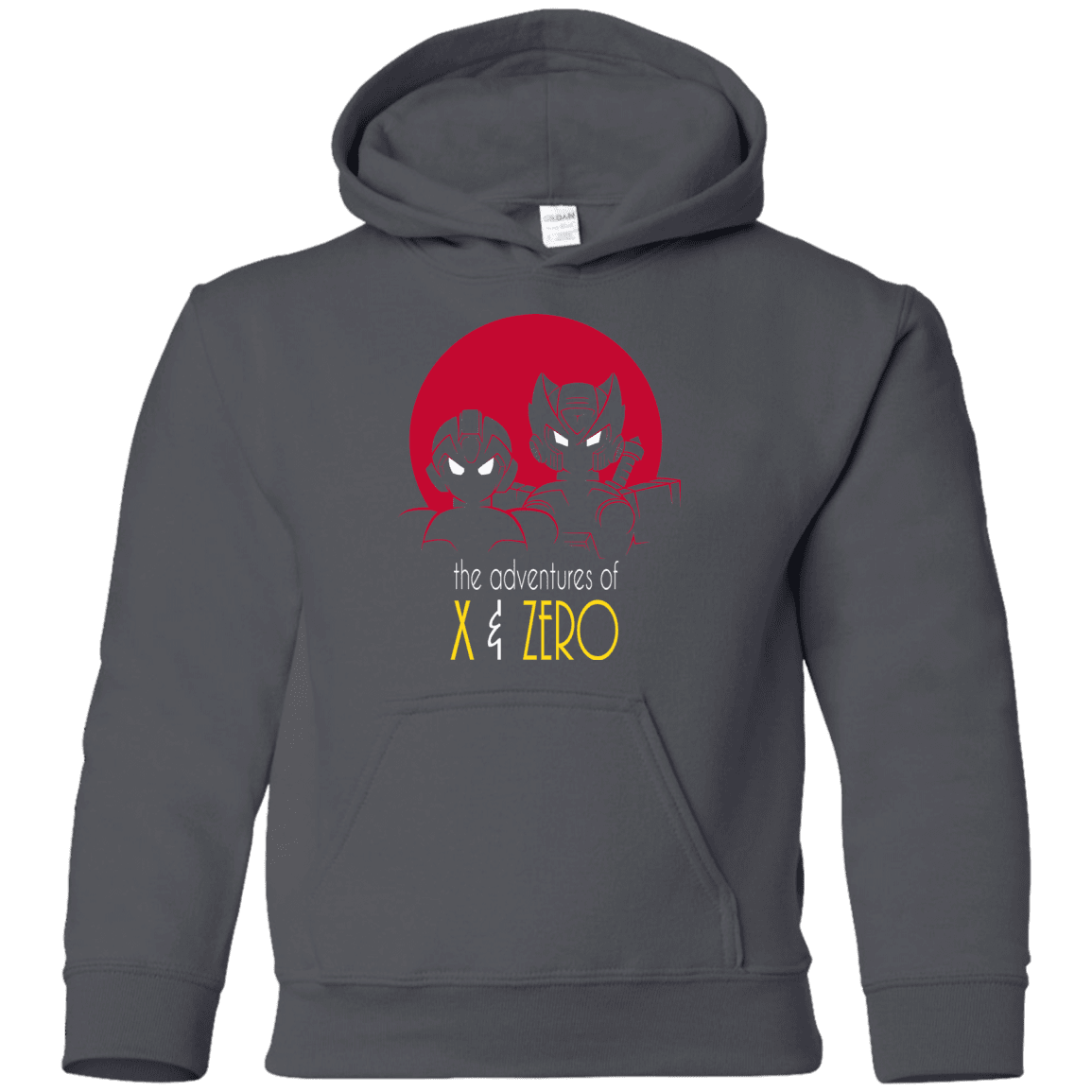 Sweatshirts Charcoal / YS Adventures of X & Zero Youth Hoodie