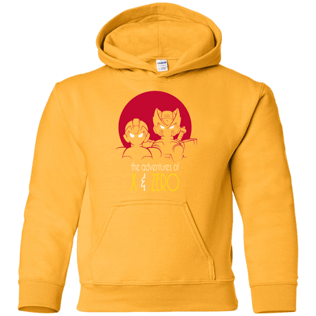 Sweatshirts Gold / YS Adventures of X & Zero Youth Hoodie