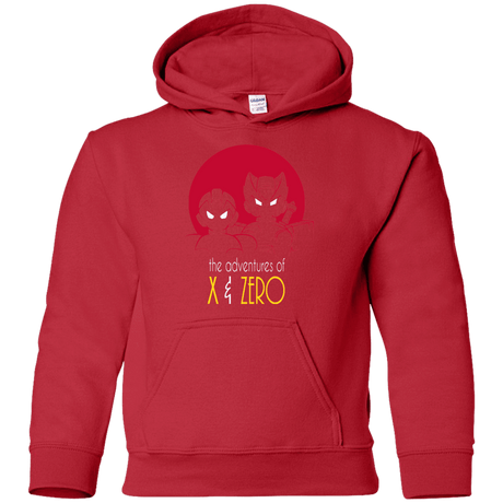 Sweatshirts Red / YS Adventures of X & Zero Youth Hoodie