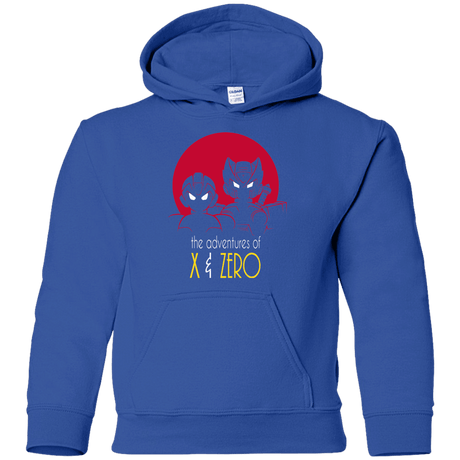 Sweatshirts Royal / YS Adventures of X & Zero Youth Hoodie