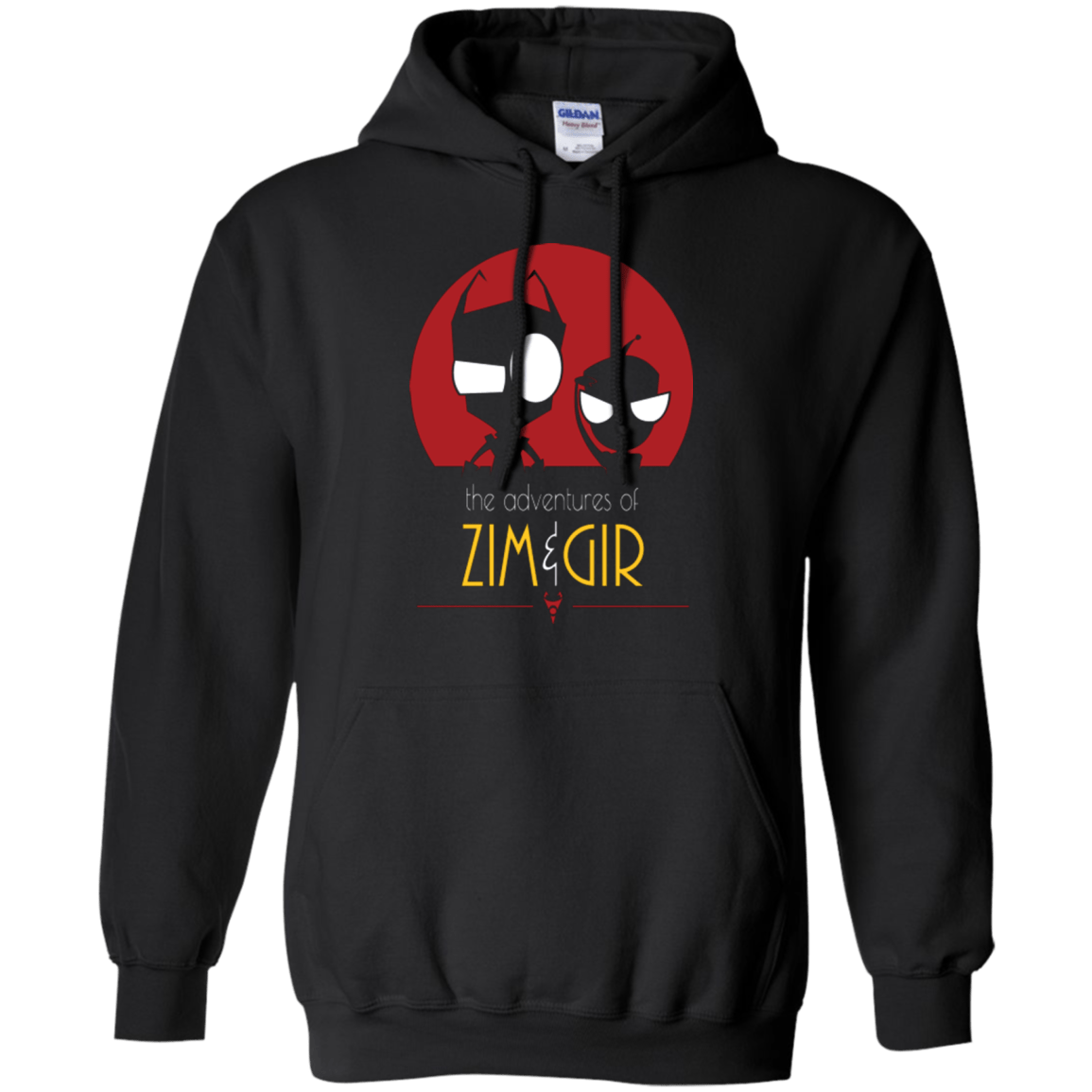 Sweatshirts Black / Small ADVENTURES OF ZIM & GIR Pullover Hoodie