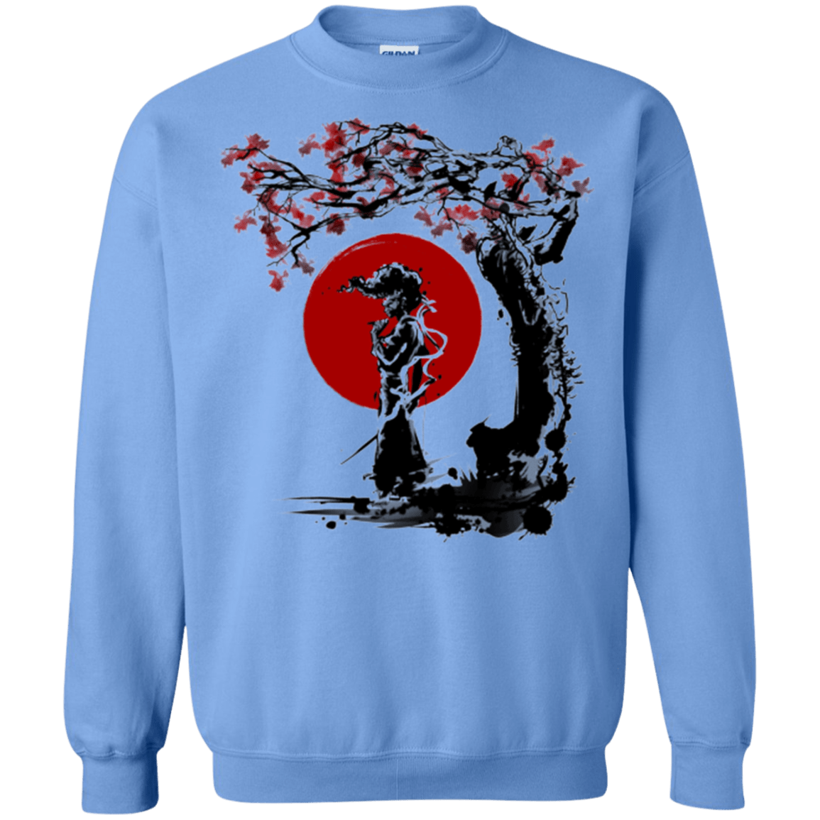 Sweatshirts Carolina Blue / Small Afro under the sun Crewneck Sweatshirt