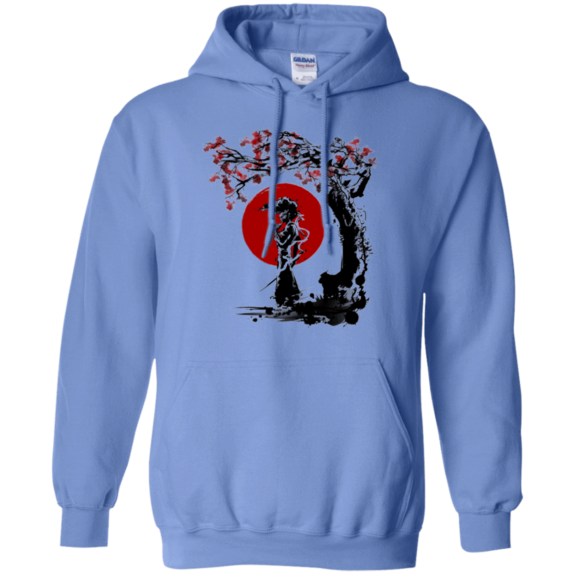 Sweatshirts Carolina Blue / Small Afro under the sun Pullover Hoodie