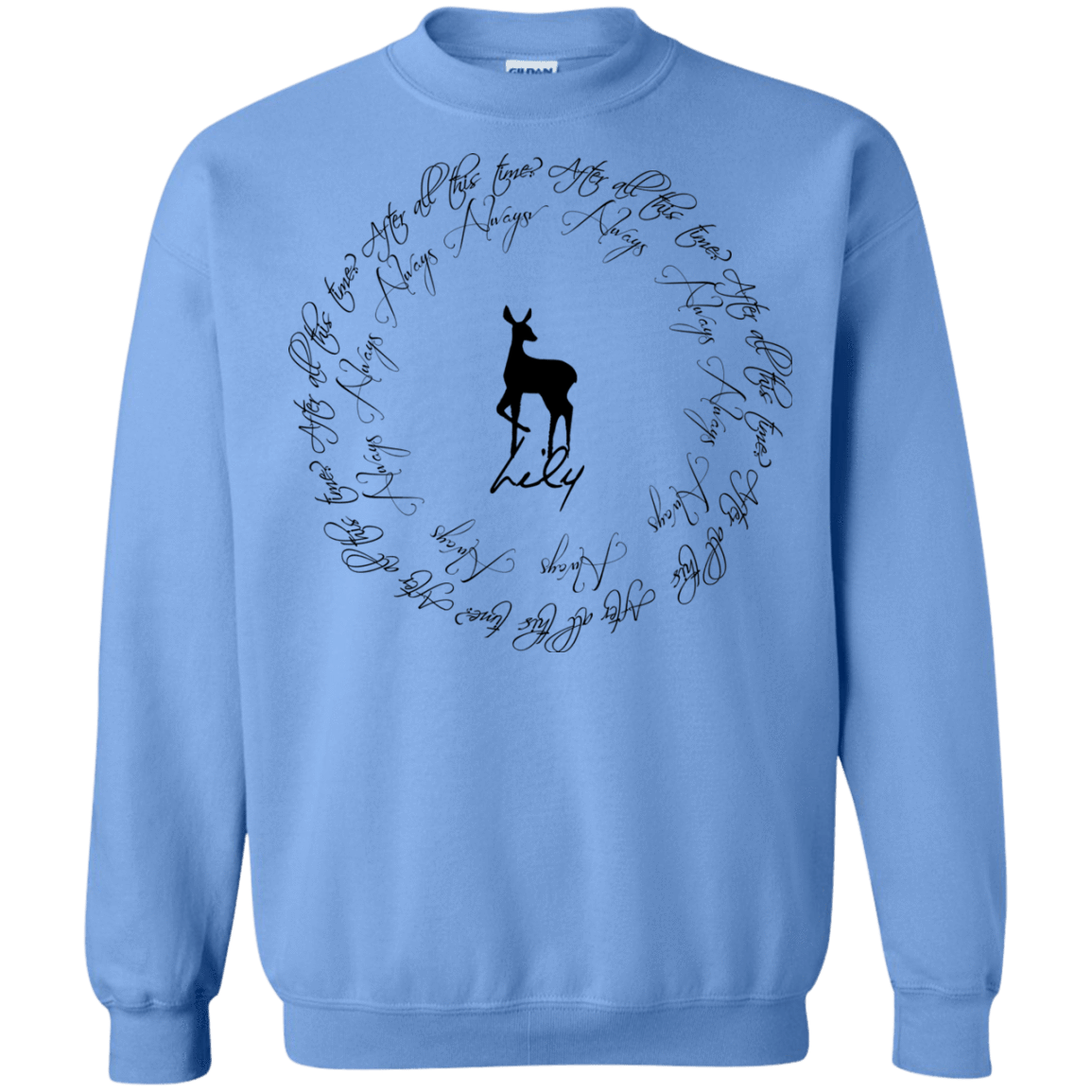 Sweatshirts Carolina Blue / Small After All This Time- Lily Crewneck Sweatshirt