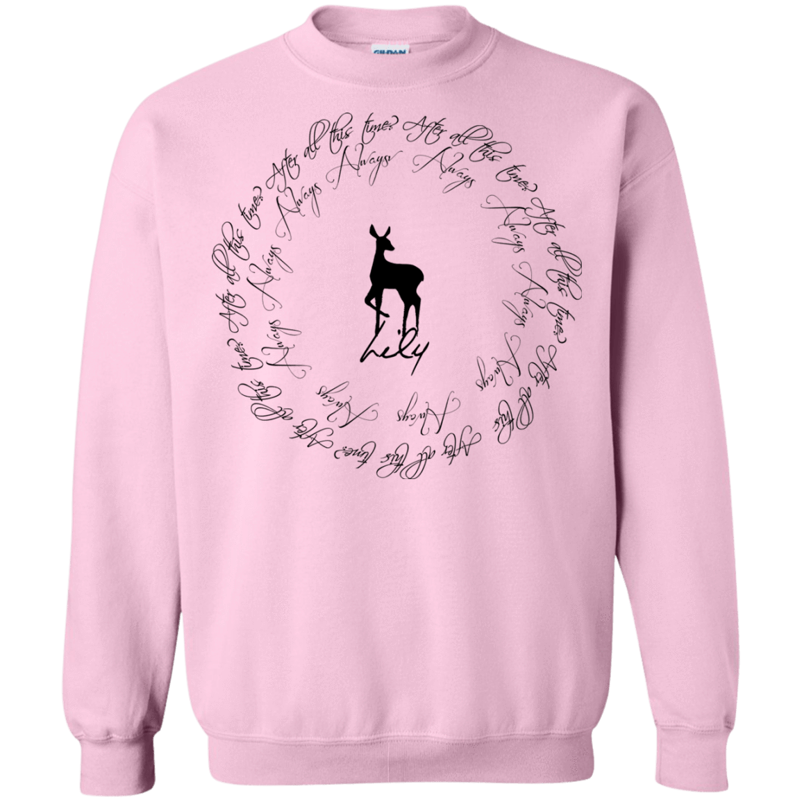 Sweatshirts Light Pink / Small After All This Time- Lily Crewneck Sweatshirt