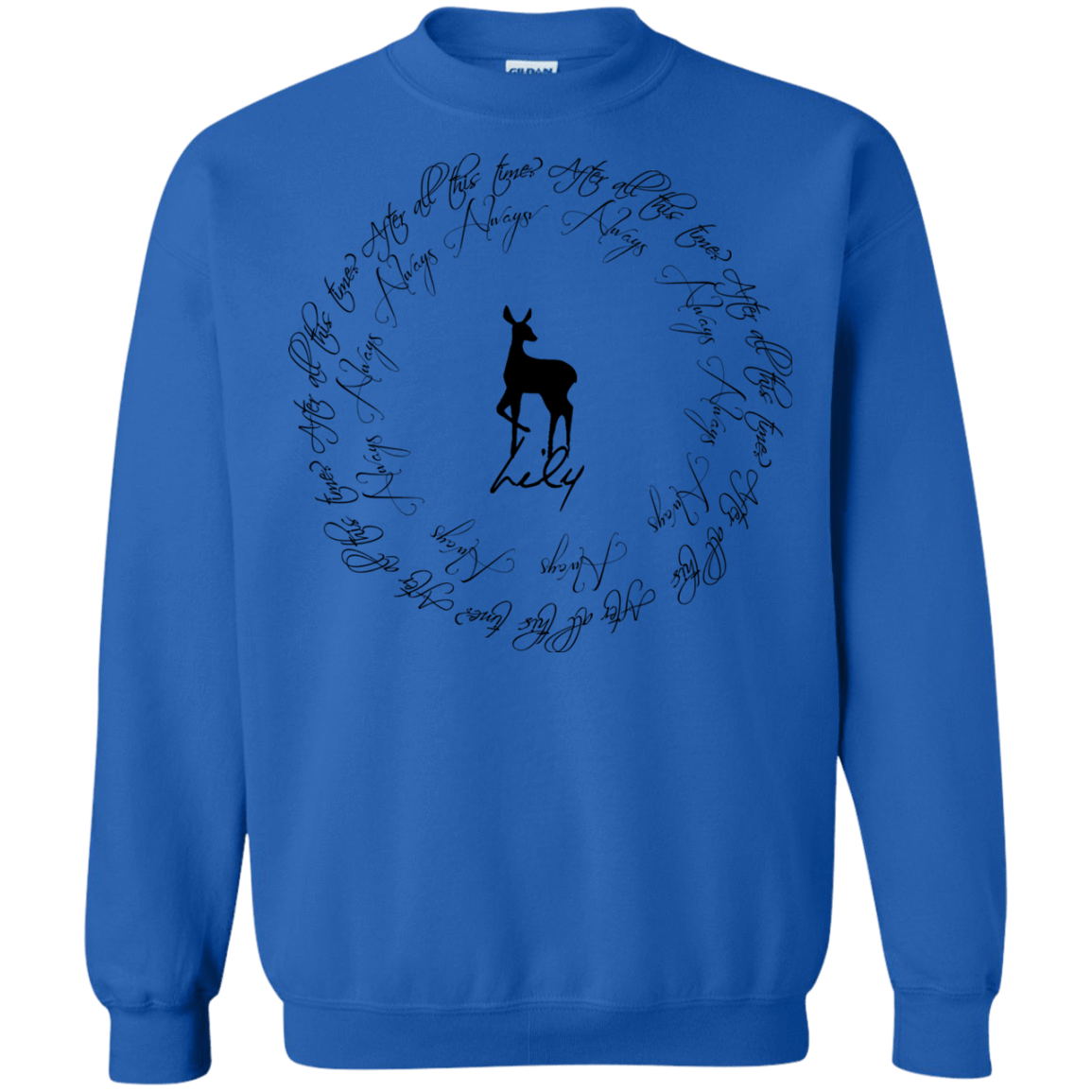 Sweatshirts Royal / Small After All This Time- Lily Crewneck Sweatshirt