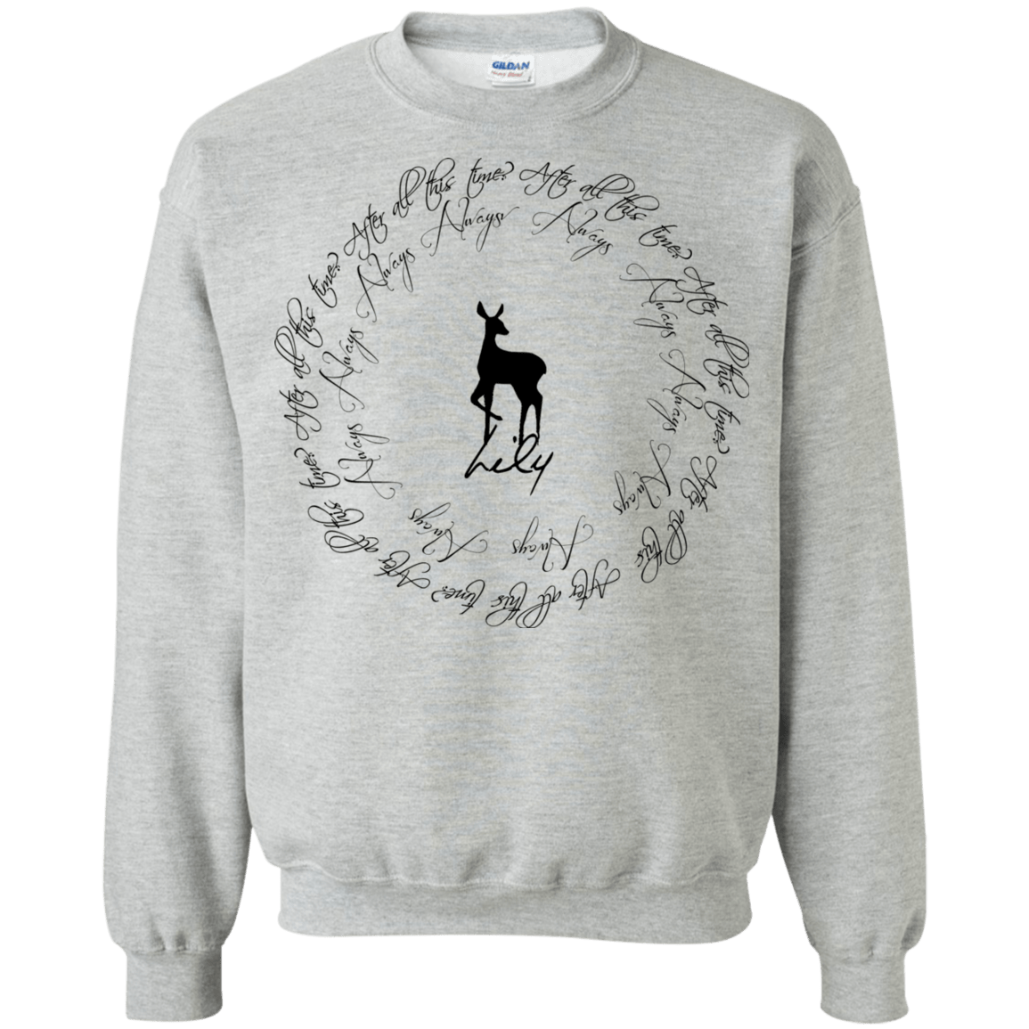 Sweatshirts Sport Grey / Small After All This Time- Lily Crewneck Sweatshirt