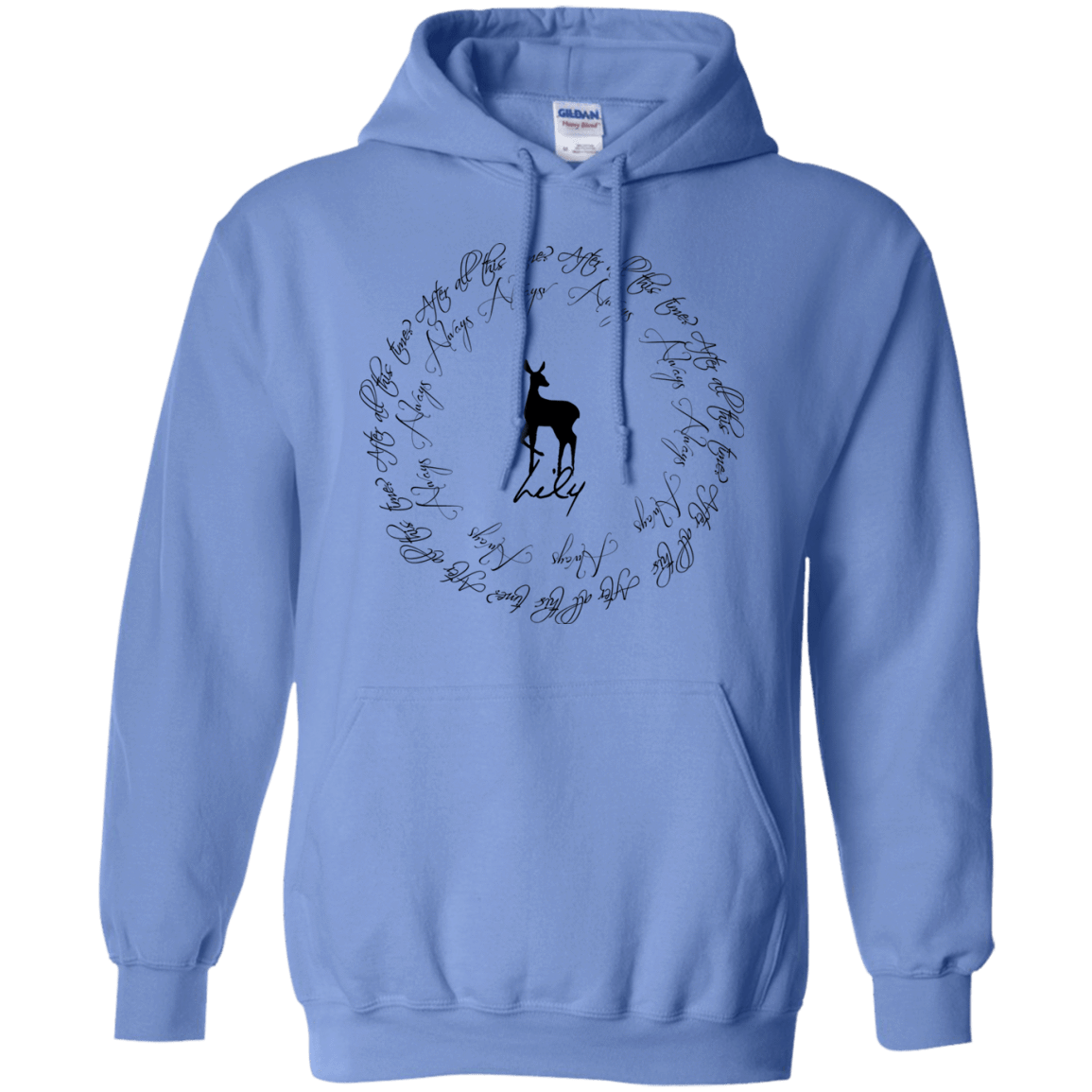 Sweatshirts Carolina Blue / Small After All This Time- Lily Pullover Hoodie