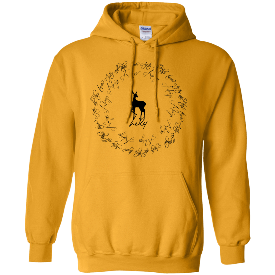 Sweatshirts Gold / Small After All This Time- Lily Pullover Hoodie