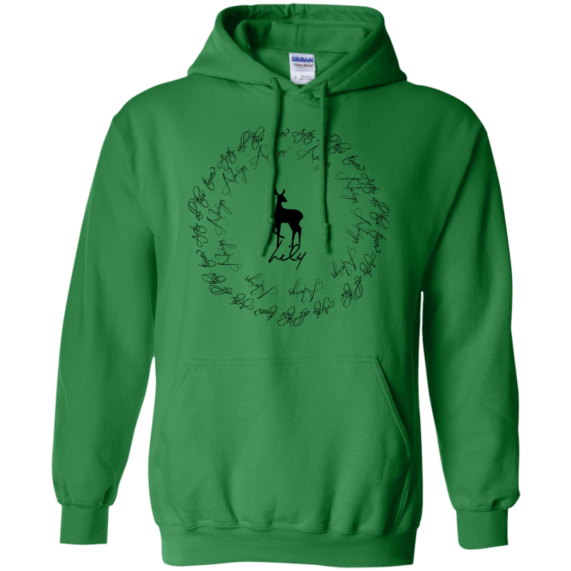 Sweatshirts Irish Green / Small After All This Time- Lily Pullover Hoodie