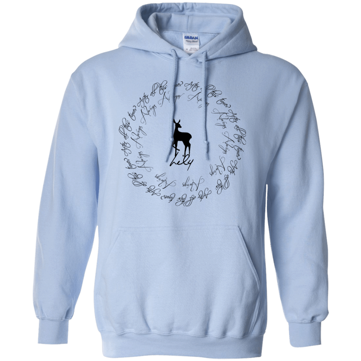 Sweatshirts Light Blue / Small After All This Time- Lily Pullover Hoodie