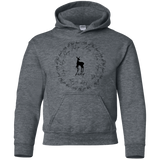 Sweatshirts Dark Heather / YS After All This Time- Lily Youth Hoodie