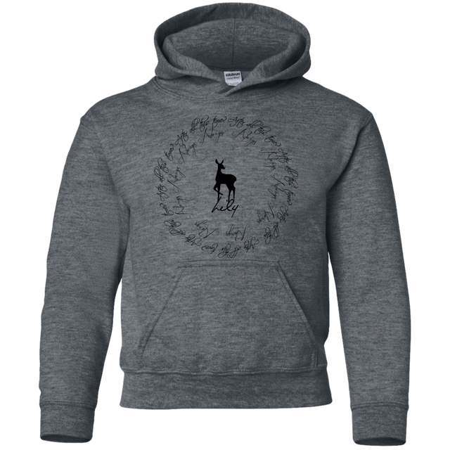 Sweatshirts Dark Heather / YS After All This Time- Lily Youth Hoodie