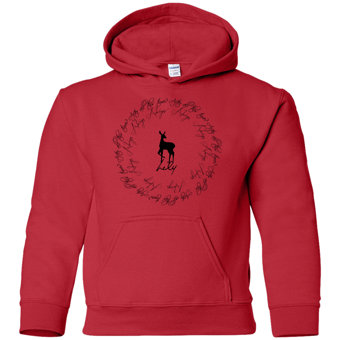 Sweatshirts Red / YS After All This Time- Lily Youth Hoodie