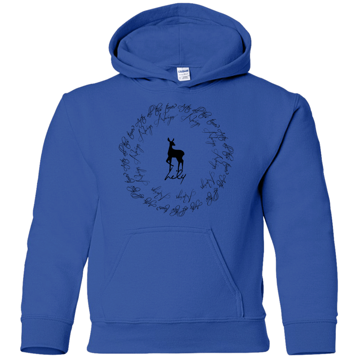 Sweatshirts Royal / YS After All This Time- Lily Youth Hoodie