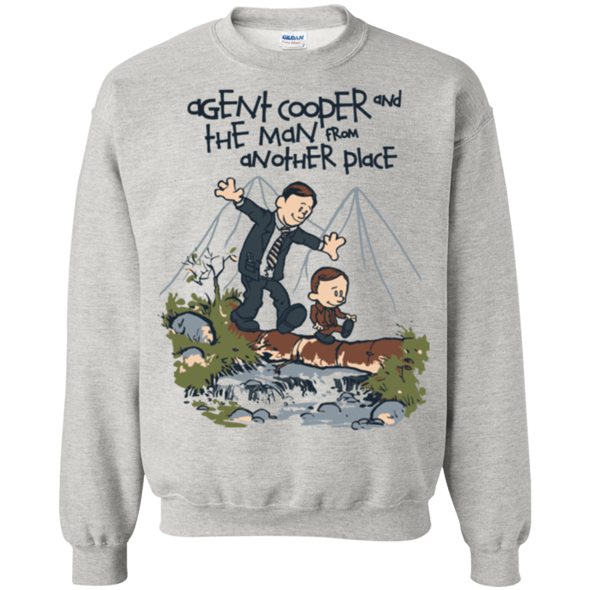 Sweatshirts Ash / Small Agent Cooper and Crewneck Sweatshirt