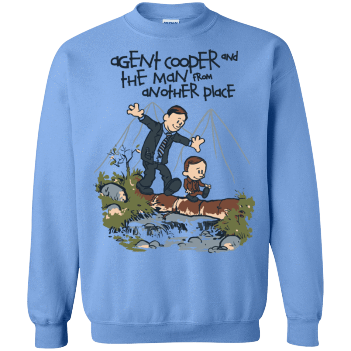 Sweatshirts Carolina Blue / Small Agent Cooper and Crewneck Sweatshirt