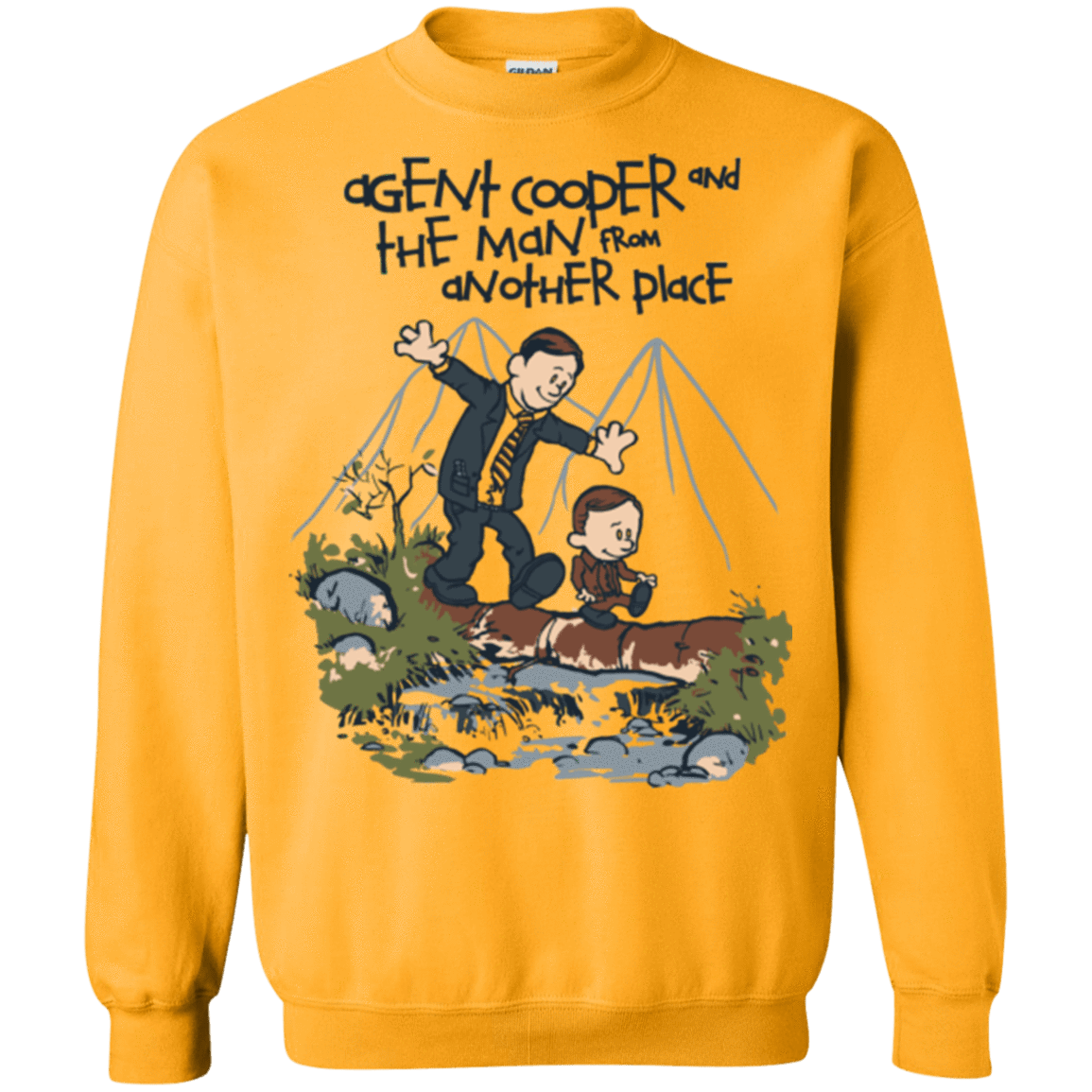 Sweatshirts Gold / Small Agent Cooper and Crewneck Sweatshirt