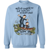 Sweatshirts Light Blue / Small Agent Cooper and Crewneck Sweatshirt