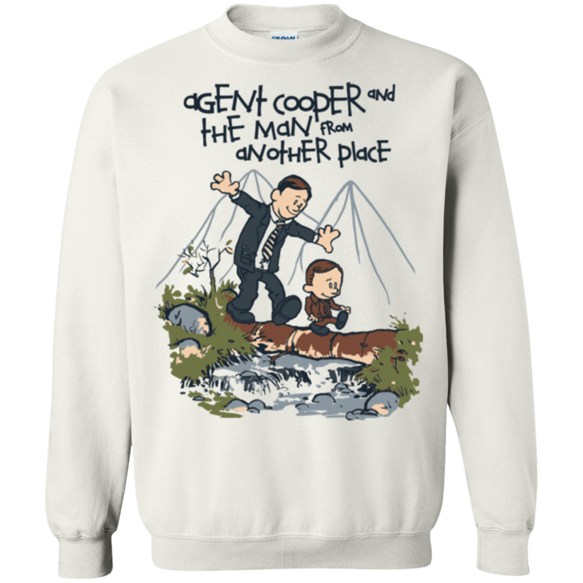 Sweatshirts White / Small Agent Cooper and Crewneck Sweatshirt