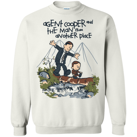 Sweatshirts White / Small Agent Cooper and Crewneck Sweatshirt